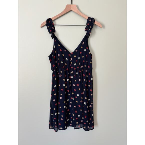 Madewell Wrap Confetti Floral Mini Dress Size 2 - Picture 3 of 12
